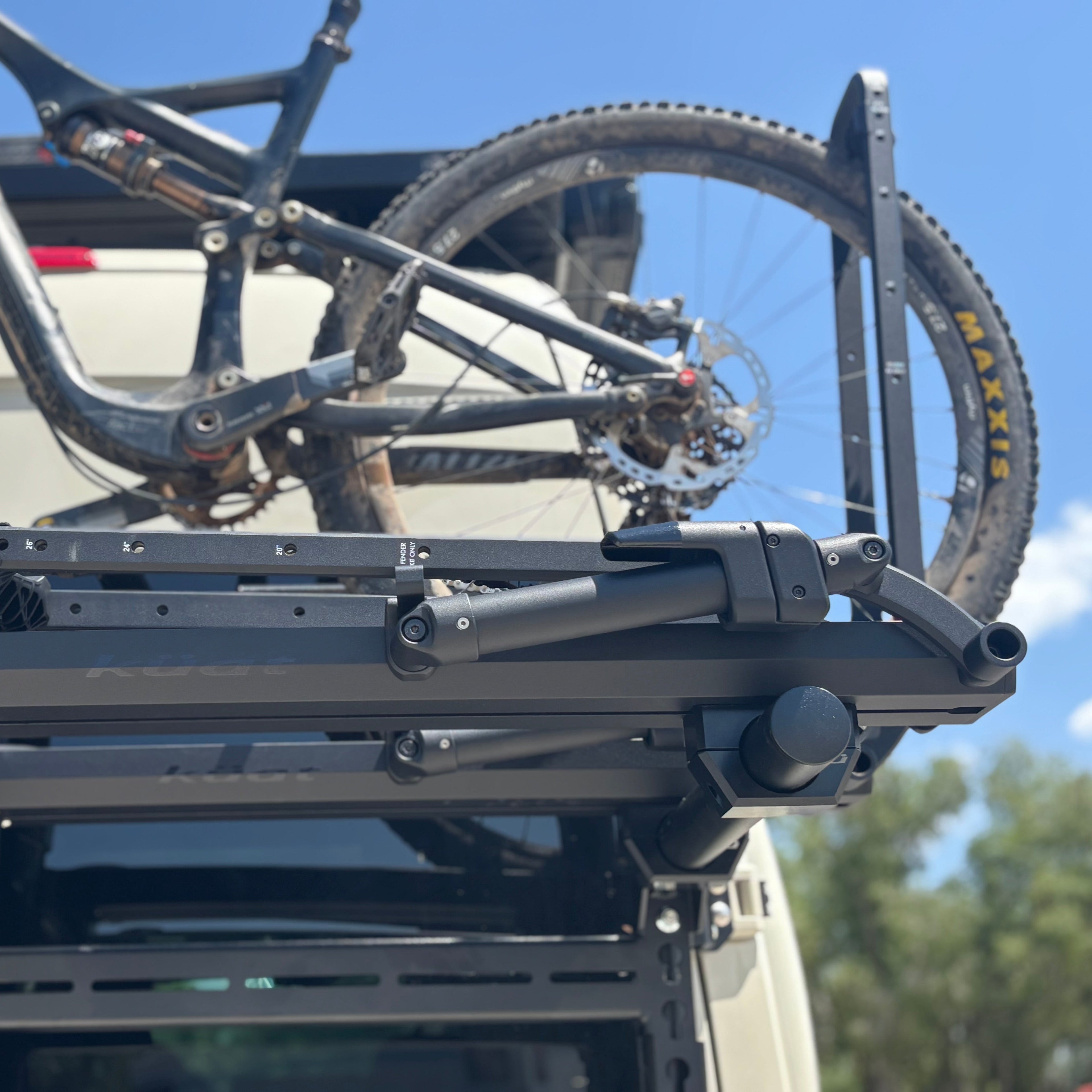 Avatar Offroad Massif Storage Solution Bike Posts | Van Exterior Bicycle Mount System