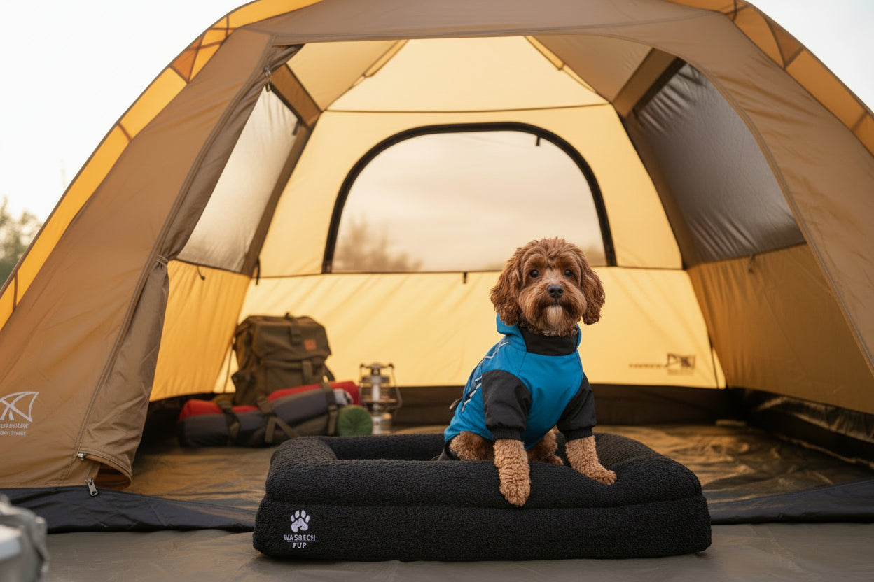 Orthopedic Memory Foam Dog Bed | High-Density Joint Support & Boucle Pet Mattress