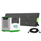 Nature's Generator Lithium 3600 Solar Generator | Portable Solar Power Kit with 3600W Output