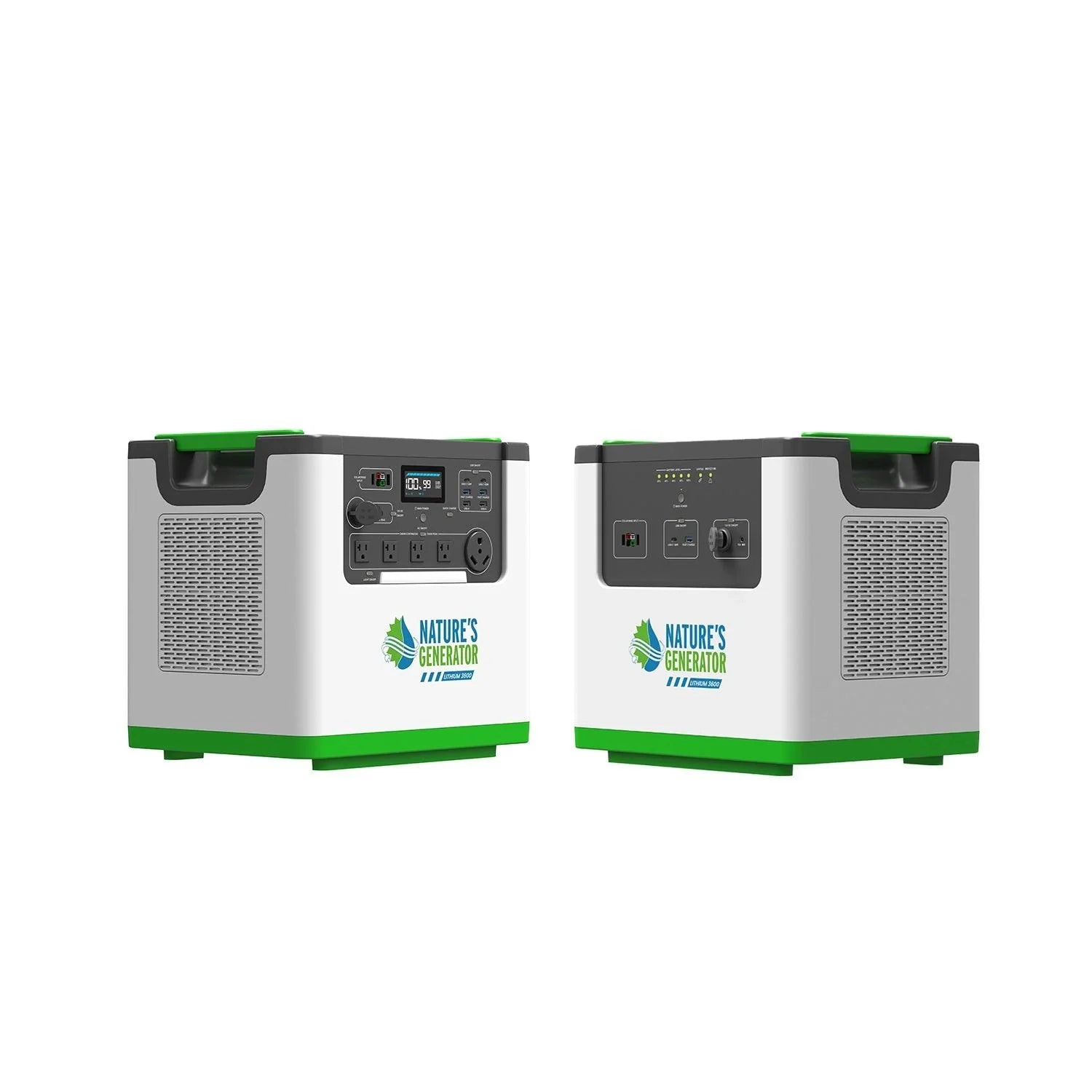Nature's Generator Lithium 3600 Power Station | 3600W Portable Lithium Battery Backup