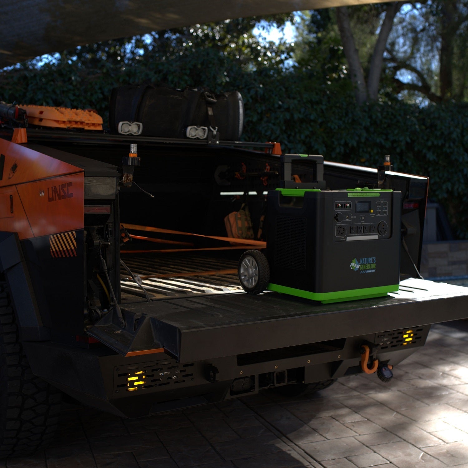 Nature's Generator Lithium 6000 with Solar Panel