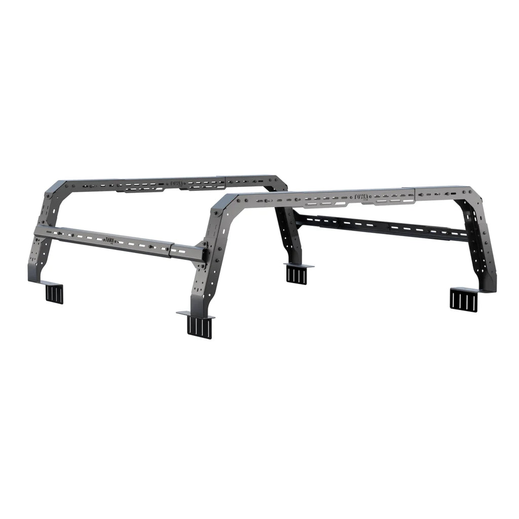 TUWA PRO 4CX Series Shiprock Bed Rack: Height Adjustable & Truck Model-Specific Fitment