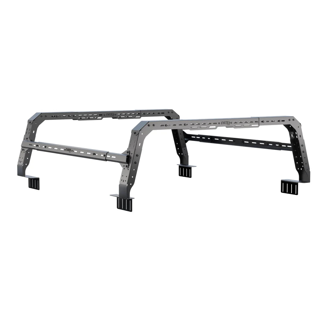 TUWA PRO 4CX Series Shiprock Bed Rack: Height Adjustable & Truck Model-Specific Fitment