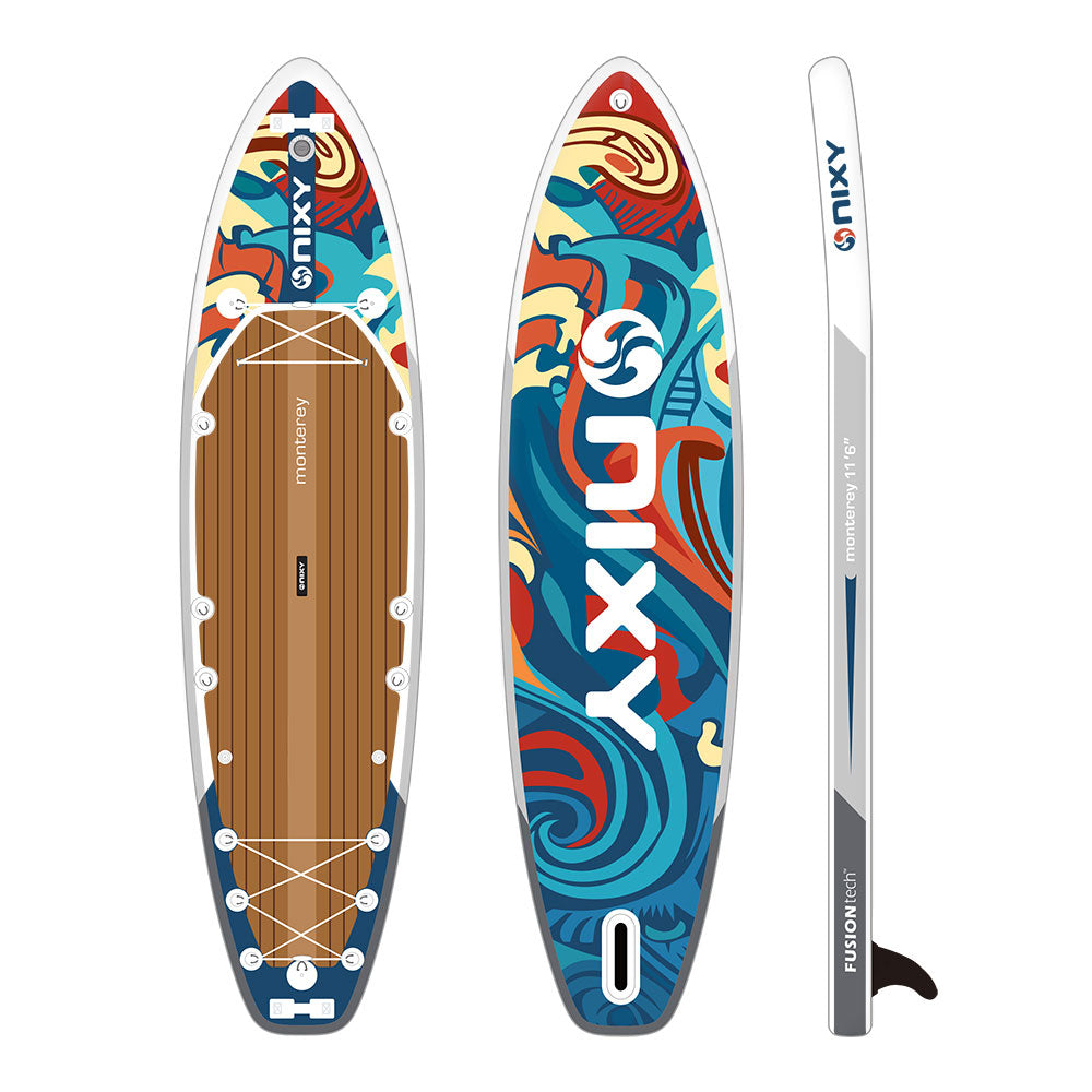 NIXY Monterey G5 Expedition SUP | 11'6" Touring Inflatable Stand Up Paddle Board