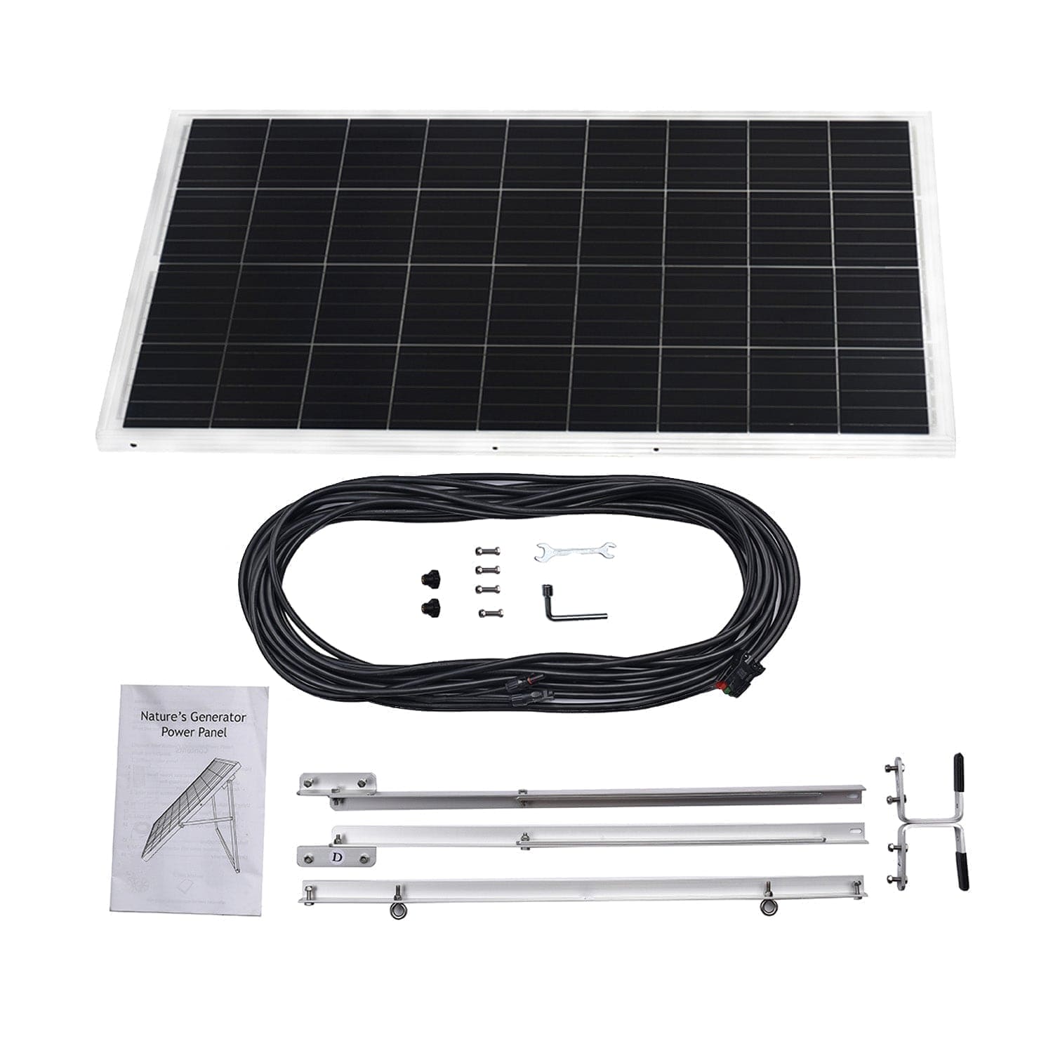 Nature's Generator Lithium 3600 Solar Generator | Portable Solar Power Kit with 3600W Output