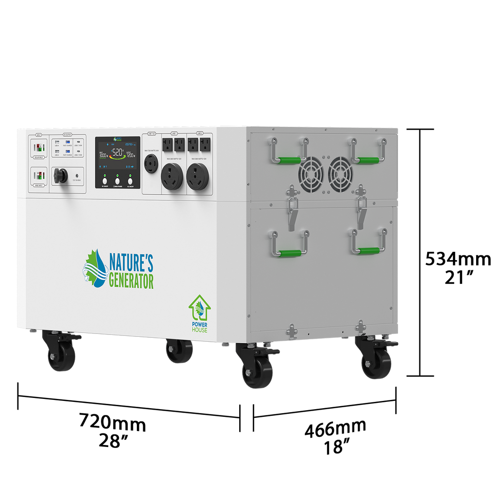 Nature's Generator Powerhouse V2 Whole Home Generator | 120V/240V Backup Power System