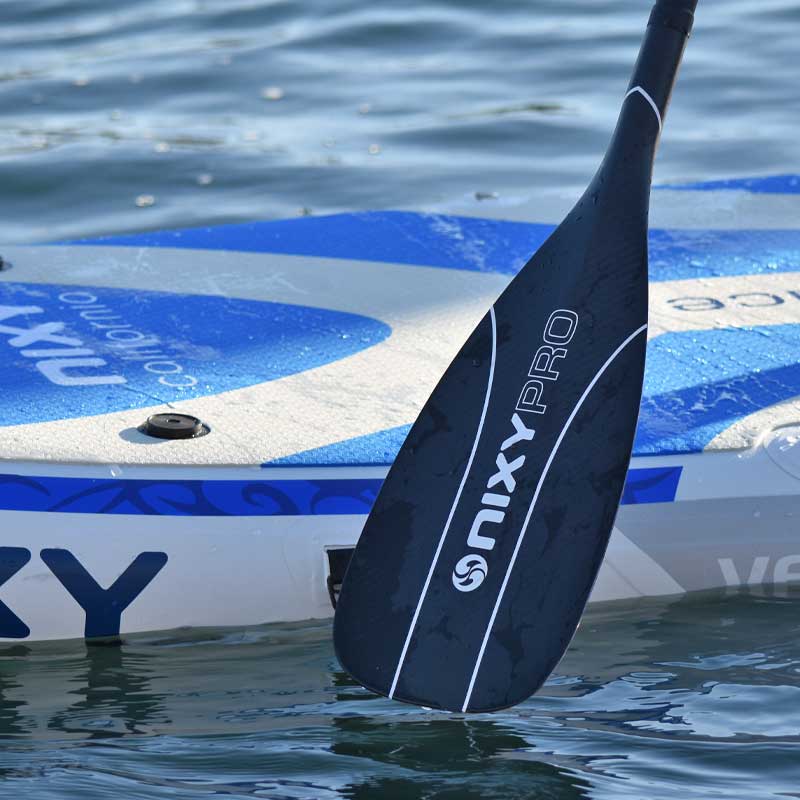 NIXY 12K Carbon Fiber SUP Paddle | 3-Piece Adjustable Professional Performance Paddle