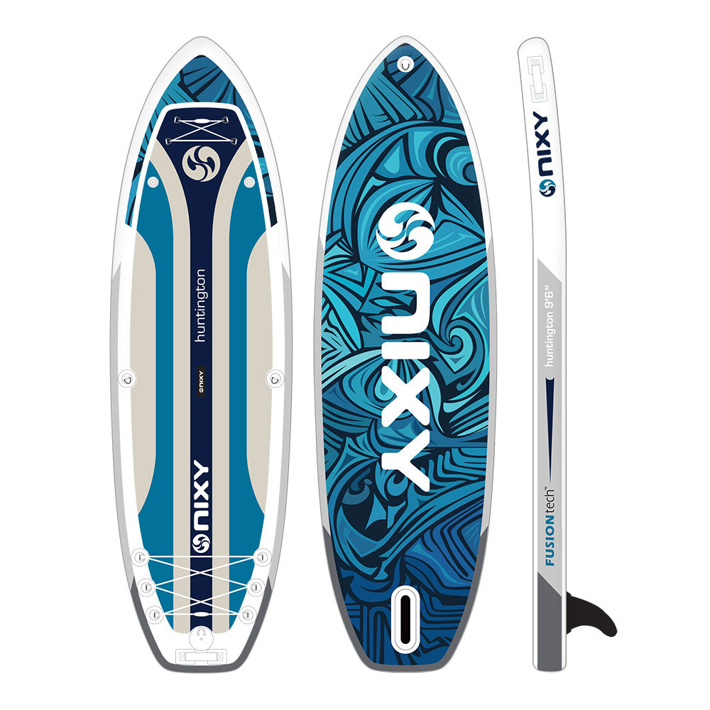 NIXY Huntington G5 Compact SUP | 9'6" Travel-Friendly Inflatable Paddle Board Set
