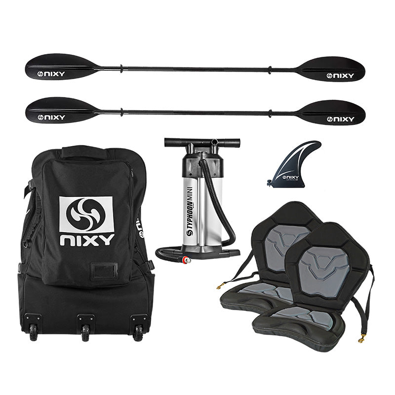 NIXY Tahoe Inflatable Kayak | High-Performance Touring Kayak with Pump & Bag