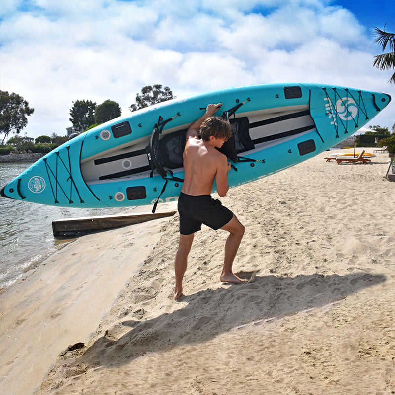 NIXY Tahoe Inflatable Kayak | High-Performance Touring Kayak with Pump & Bag