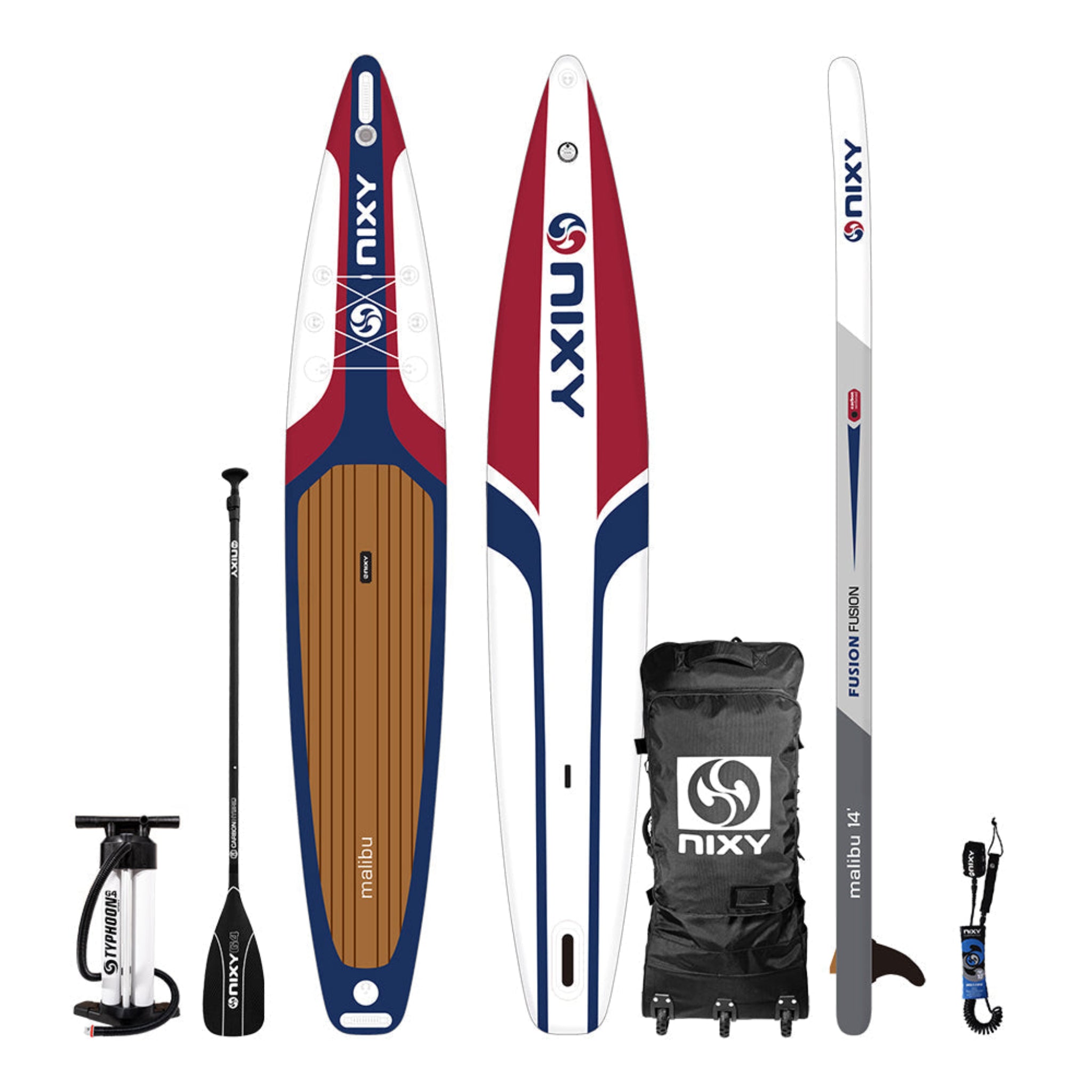 NIXY Malibu G5 Race SUP | 14' Performance Inflatable Stand Up Paddle Board