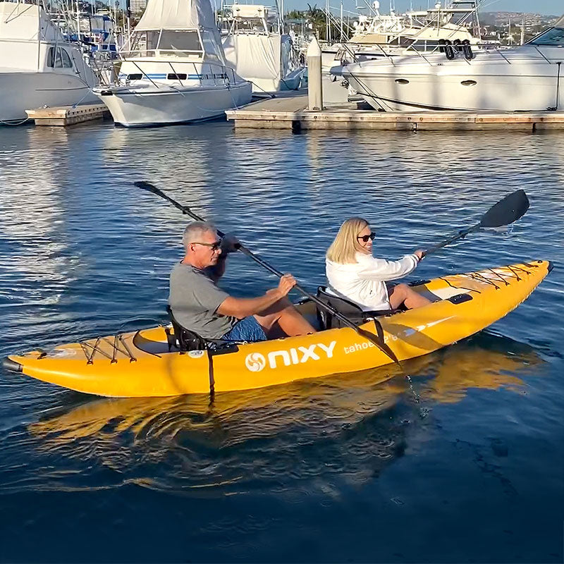 NIXY Tahoe Inflatable Kayak | High-Performance Touring Kayak with Pump & Bag