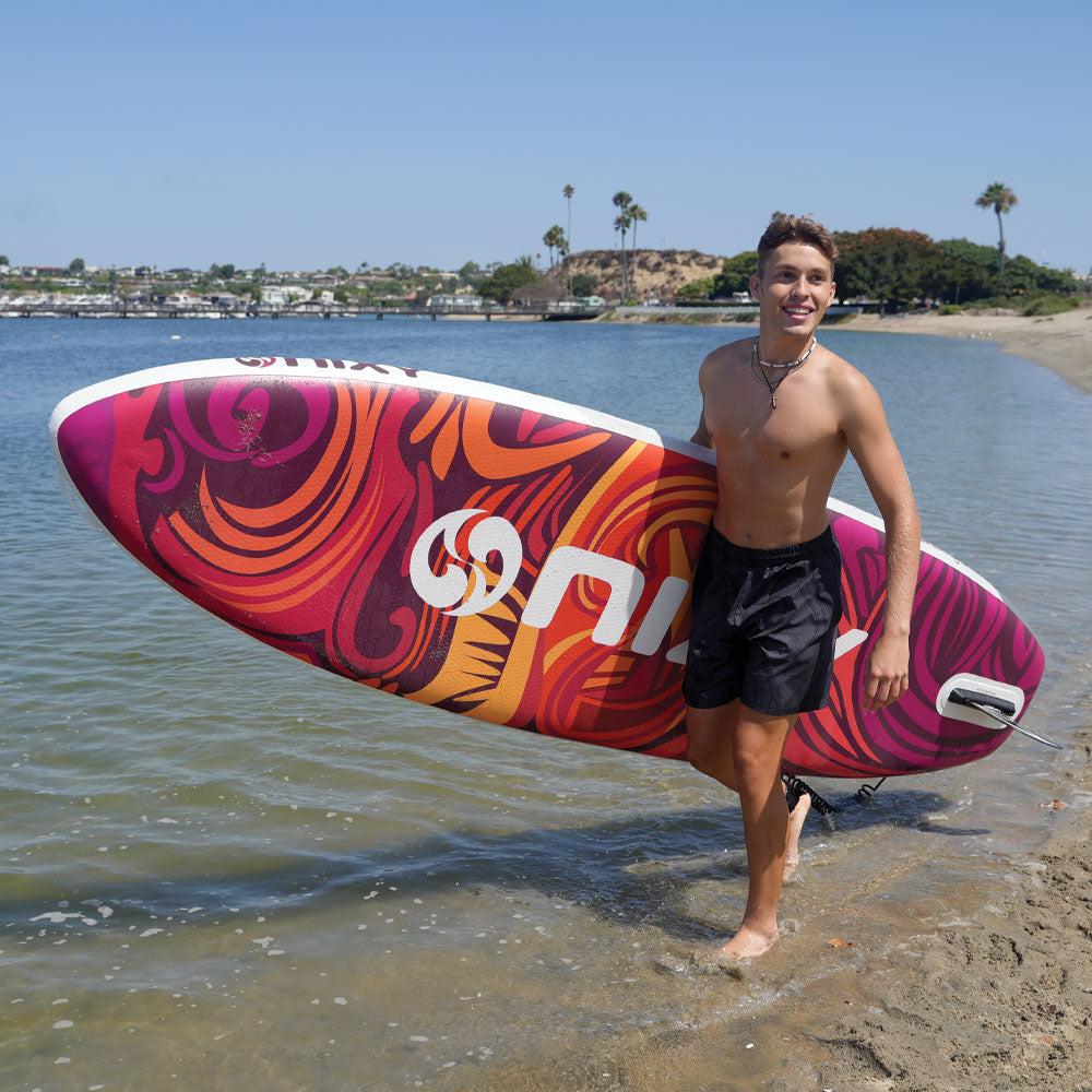 NIXY Huntington G5 Compact SUP | 9'6" Travel-Friendly Inflatable Paddle Board Set