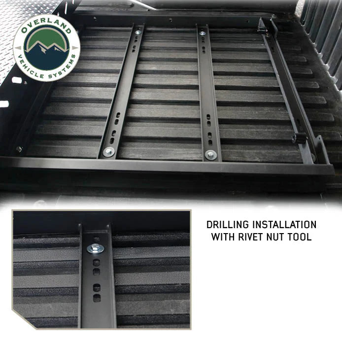 Complete OVS Overland Setup | Sportsman Show Truck Package - Full Bed Rack & Tent Kit