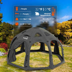 Coody Aurora Dome Luxury Inflatable Tent | Black 4-Season High-End Glamping Tent
