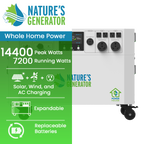 Nature's Generator Powerhouse V2 Whole Home Generator | 120V/240V Backup Power System