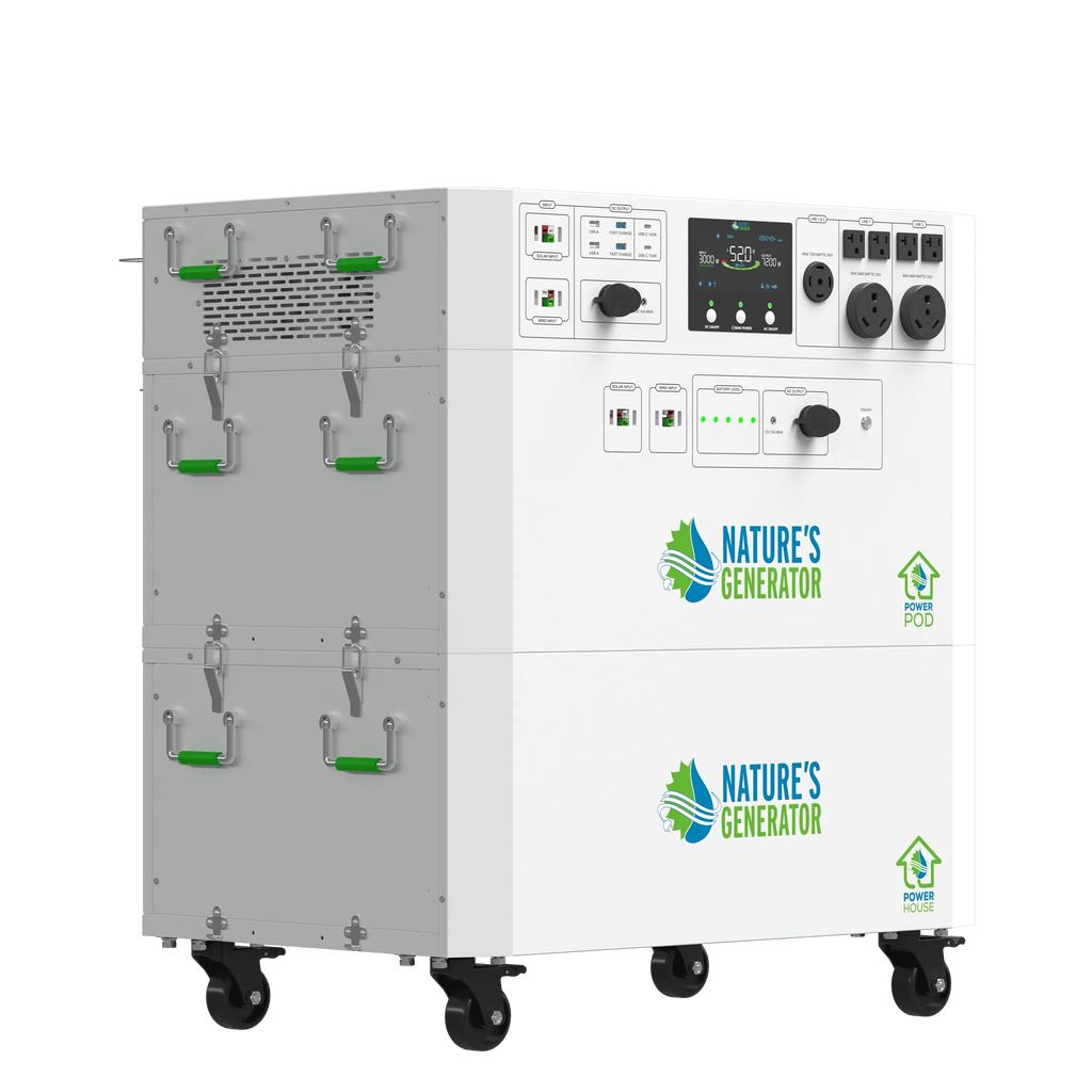 Nature's Generator Powerhouse V2 Whole Home Generator | 120V/240V Backup Power System