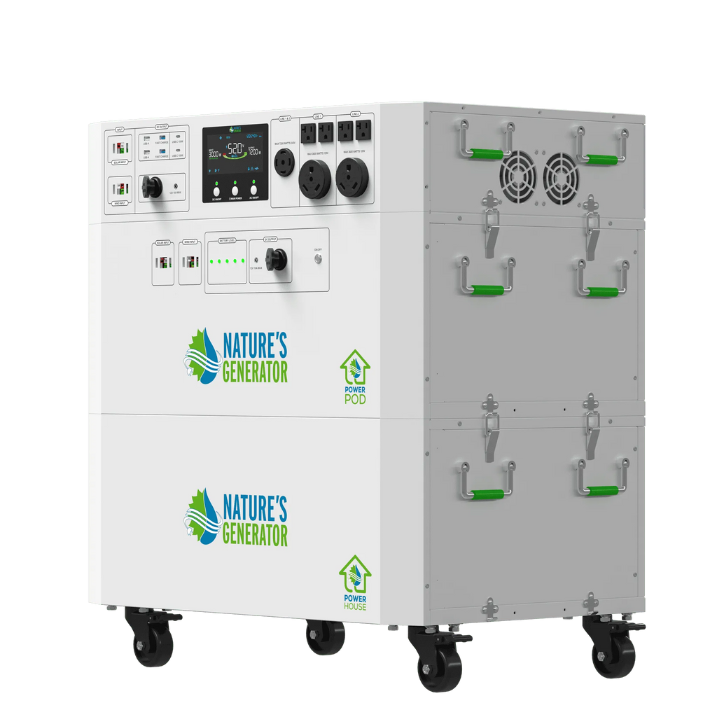 Nature's Generator Powerhouse V2 Whole Home Generator | 120V/240V Backup Power System