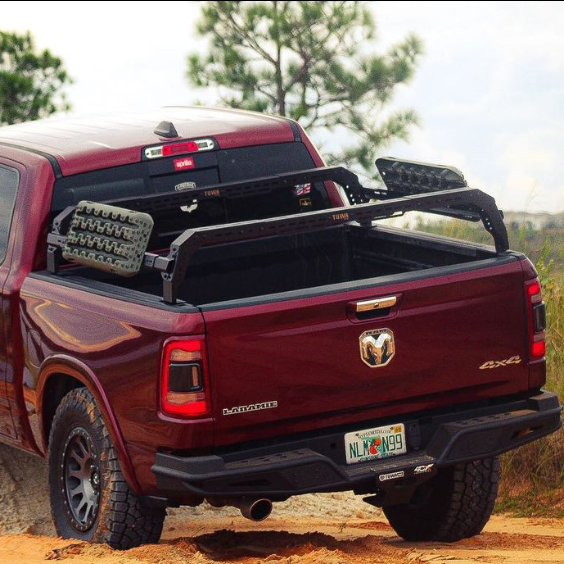 TUWA PRO Shiprock Mid-Height (12.5") Bed Rack: Low Profile & Truck Model-Specific Fitment