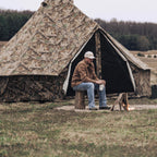 White Duck 16' Regatta Bell Tent | 4-Season Luxury Cotton Canvas Glamping Tent