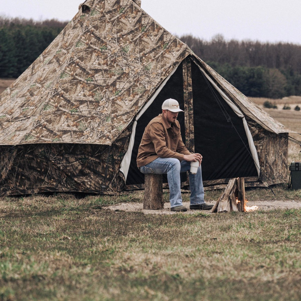 White Duck 20' Regatta Bell Tent | 4-Season Luxury Cotton Canvas Glamping Tent
