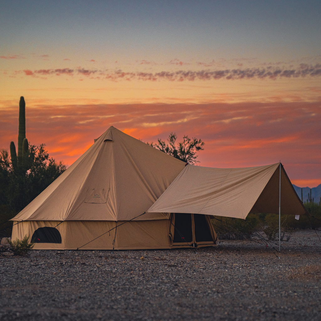 White Duck Awning for Regatta & Avalon Bell Tents