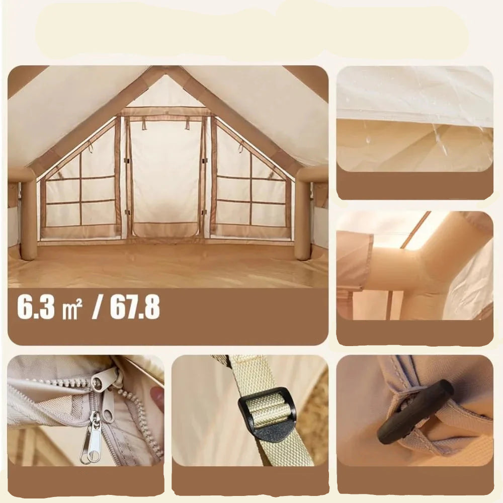 4-Season Waterproof Inflatable Expedition Tent