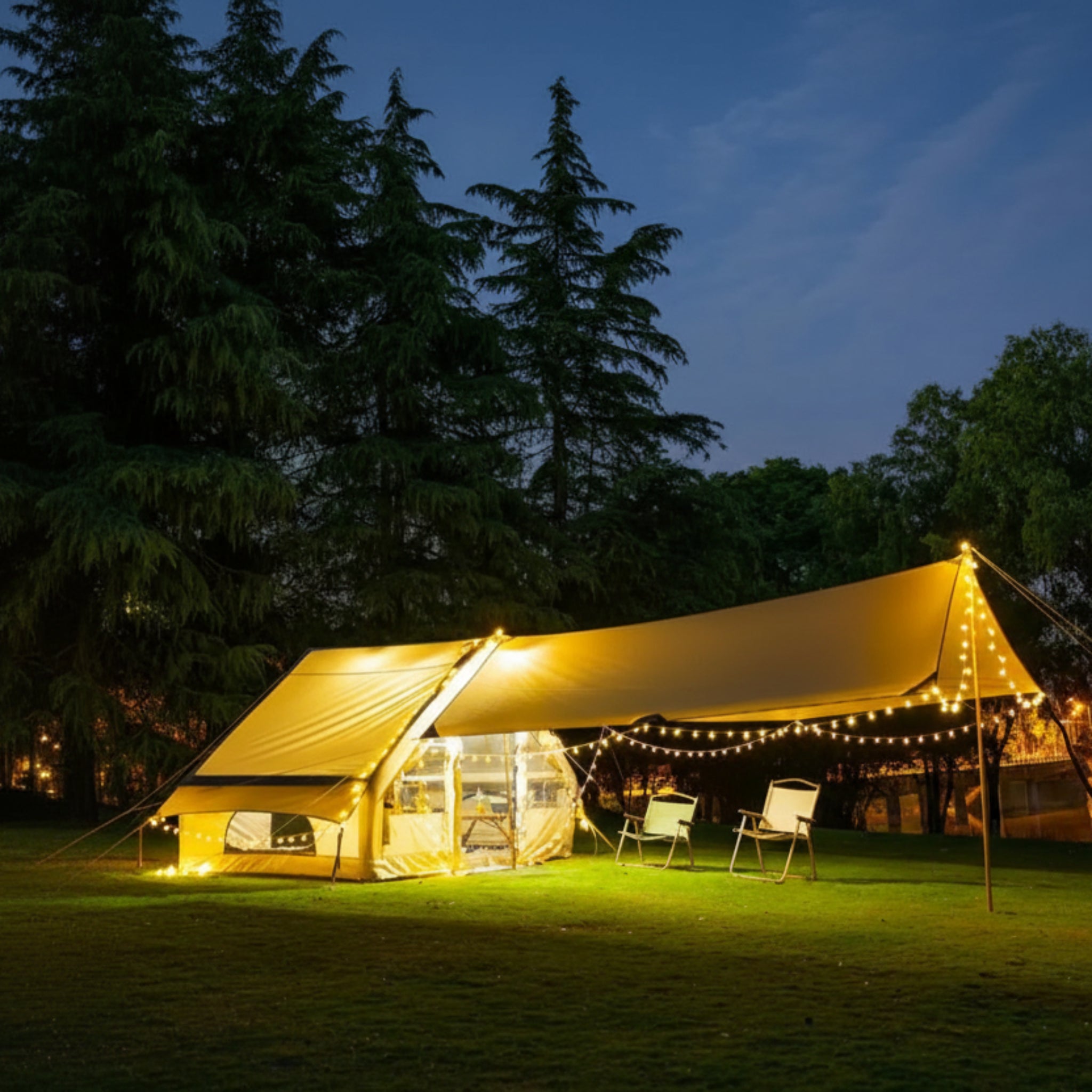 4-Season Waterproof Inflatable Expedition Tent