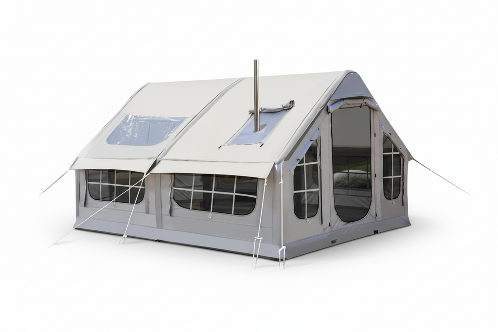 Rapid-Air Inflatable 4-Season Expedition Tent | Heavy Duty Camping Tent for 6-8 People