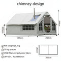 Rapid-Air Inflatable 4-Season Expedition Tent | Heavy Duty Camping Tent for 6-8 People