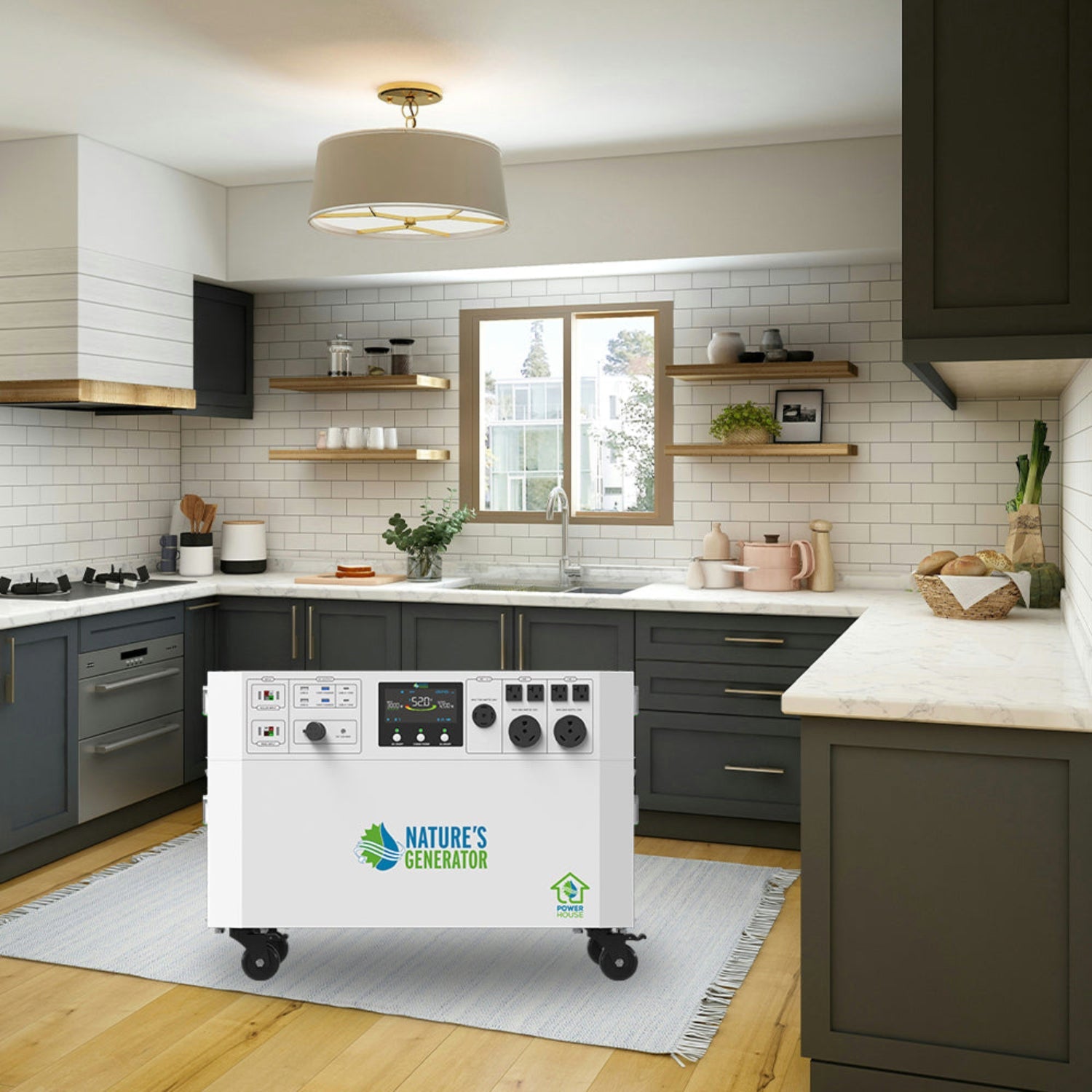 Nature's Generator Powerhouse V2 Whole Home Generator | 120V/240V Backup Power System