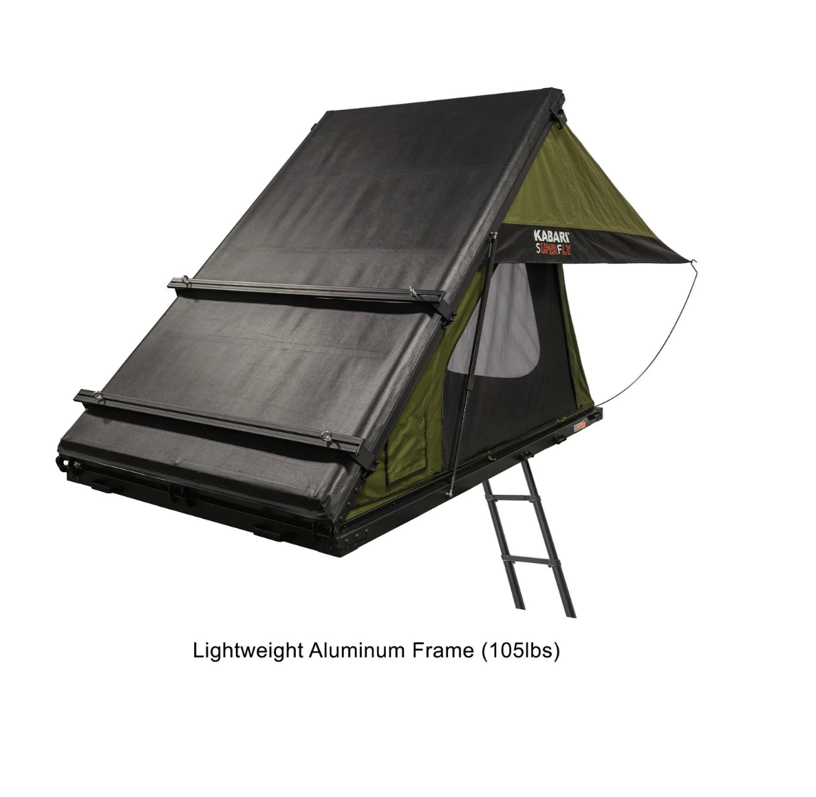 23Zero Kabari SuperFly Hardshell Rooftop Tent | Ultra-Lightweight 2-Person Overlanding Tent