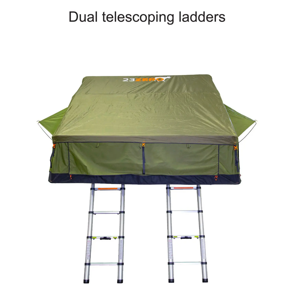 23Zero Walkabout 87 2.0 Rooftop Tent | Huge Family Size 6-Person Tent with HVAC Ports