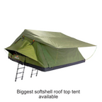 23Zero Walkabout 87 2.0 Rooftop Tent | Huge Family Size 6-Person Tent with HVAC Ports