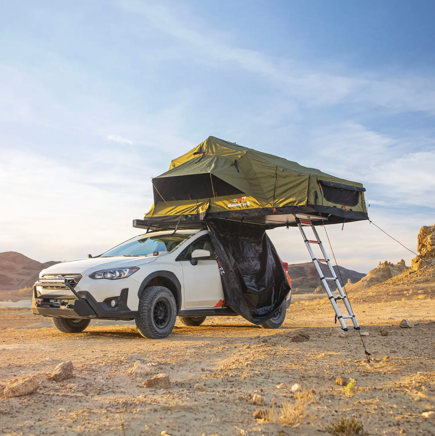23Zero Walkabout 56 2.0 Rooftop Tent | 2-Person Soft Shell Overland Tent with LST Technology