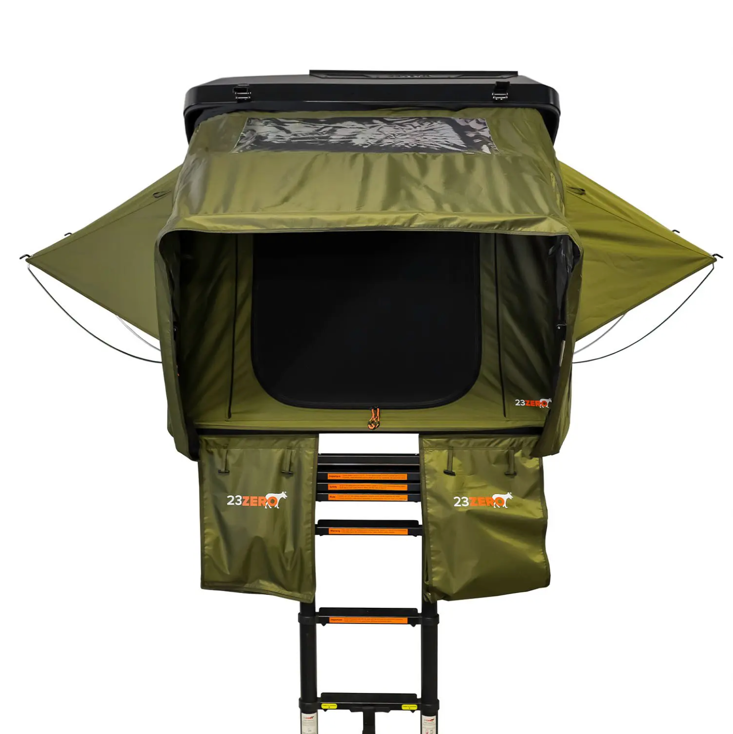 23Zero Armadillo Horizon 3 Premium Hardshell Rooftop Tent | 3-Person Left Side-Open Overland Tent