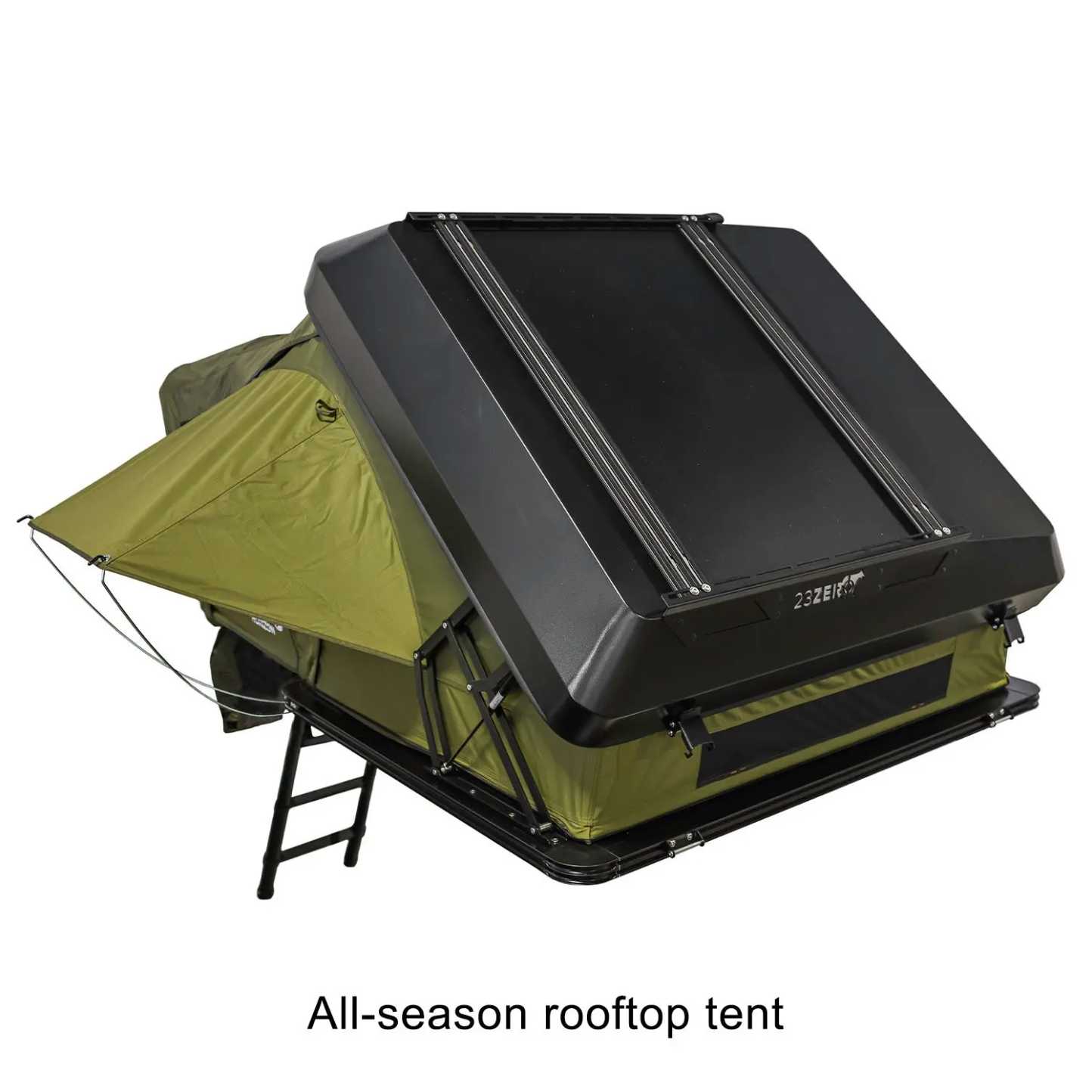 23Zero Armadillo Horizon 3 Premium Hardshell Rooftop Tent | 3-Person Left Side-Open Overland Tent