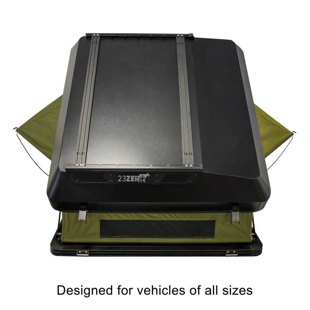 23Zero Armadillo Horizon 3 Premium Hardshell Rooftop Tent | 3-Person Left Side-Open Overland Tent