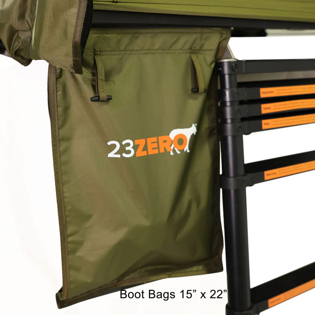 23Zero Armadillo Horizon 3 Premium Hardshell Rooftop Tent | 3-Person Left Side-Open Overland Tent