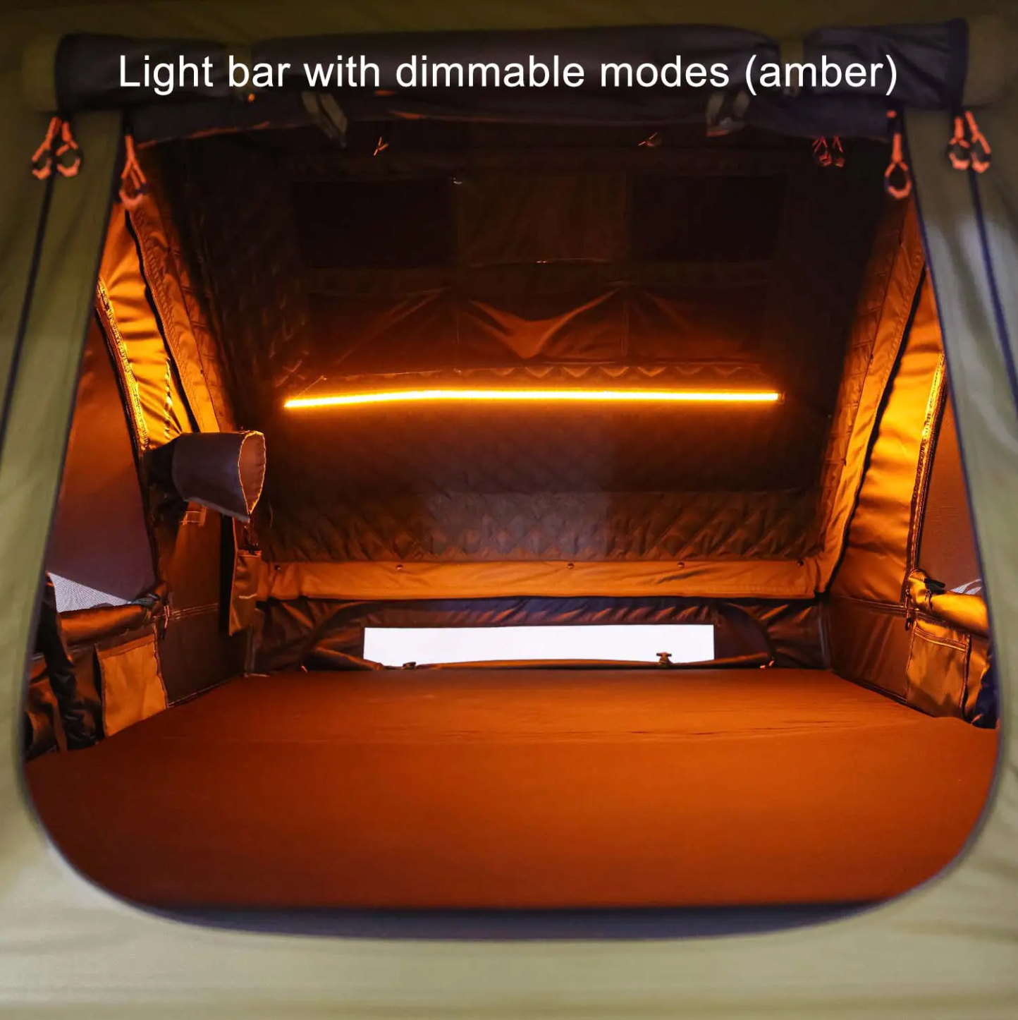 23Zero Armadillo Horizon 3 Premium Hardshell Rooftop Tent | 3-Person Left Side-Open Overland Tent