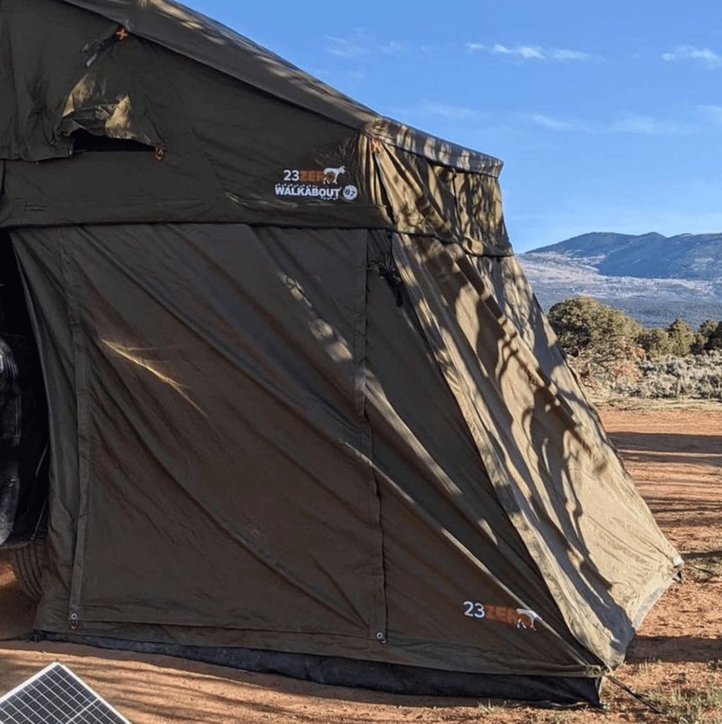 23Zero Walkabout 56 2.0 Rooftop Tent | 2-Person Soft Shell Overland Tent with LST Technology