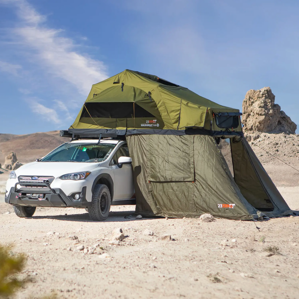 23Zero Walkabout 56 2.0 Rooftop Tent | 2-Person Soft Shell Overland Tent with LST Technology