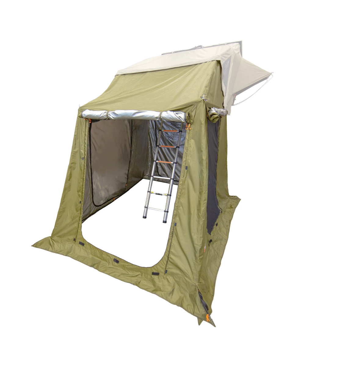 23Zero Armadillo Horizon 3 Premium Hardshell Rooftop Tent | 3-Person Left Side-Open Overland Tent