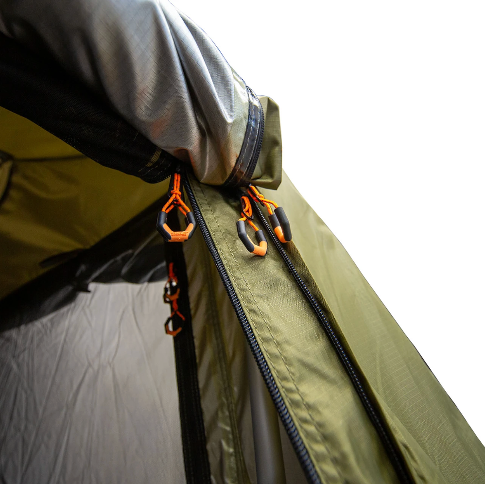 23Zero Armadillo Horizon 3 Premium Hardshell Rooftop Tent | 3-Person Left Side-Open Overland Tent