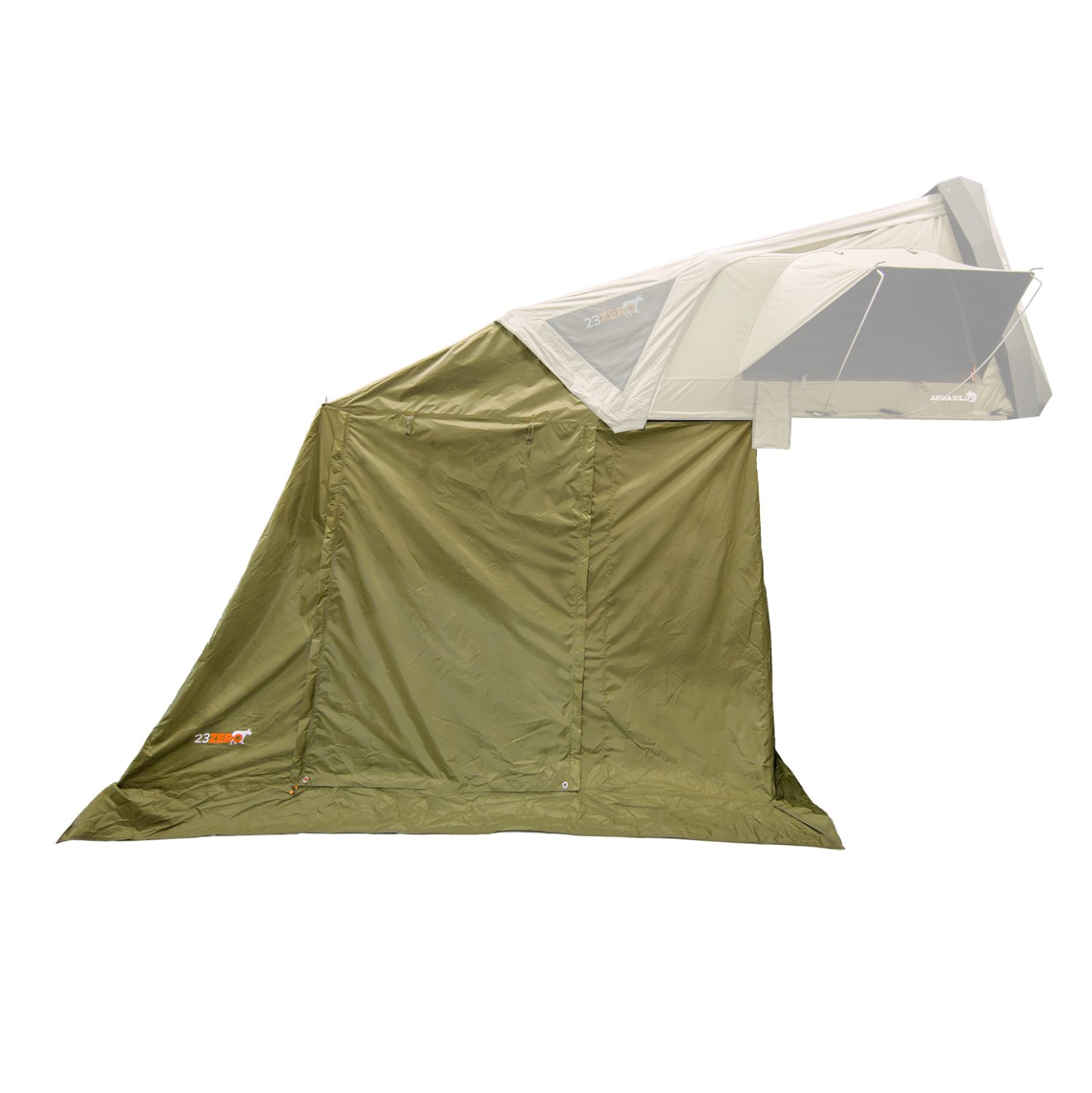 23Zero Armadillo Horizon 3 Premium Hardshell Rooftop Tent | 3-Person Left Side-Open Overland Tent