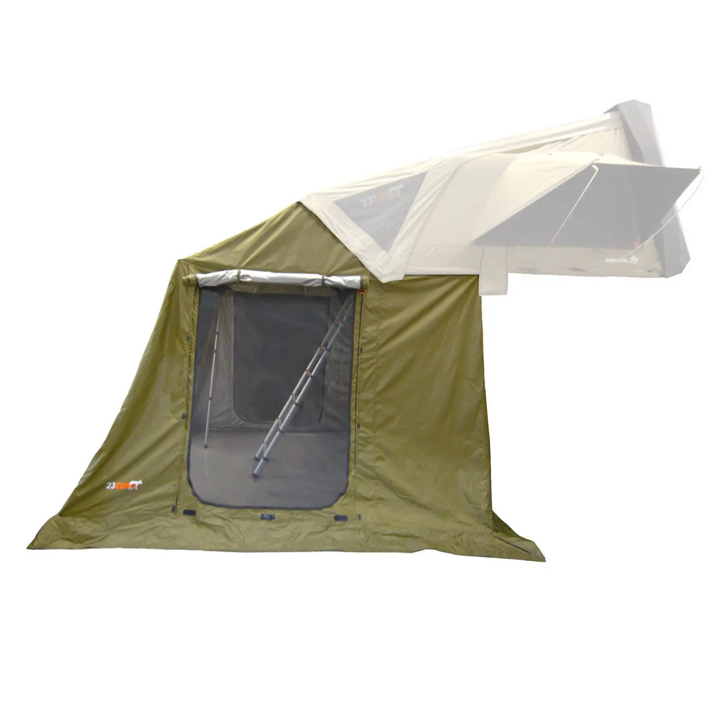 23Zero Armadillo Horizon 3 Premium Hardshell Rooftop Tent | 3-Person Left Side-Open Overland Tent