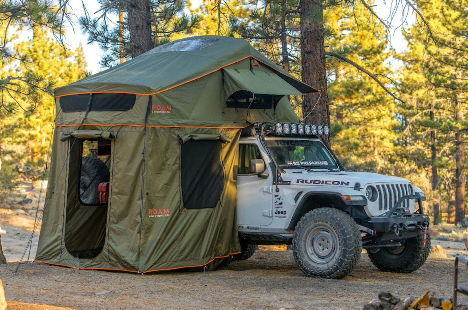 The Vagabond Rooftop Tent V1.0 | Lightweight 2-Person Soft Shell Overland Tent