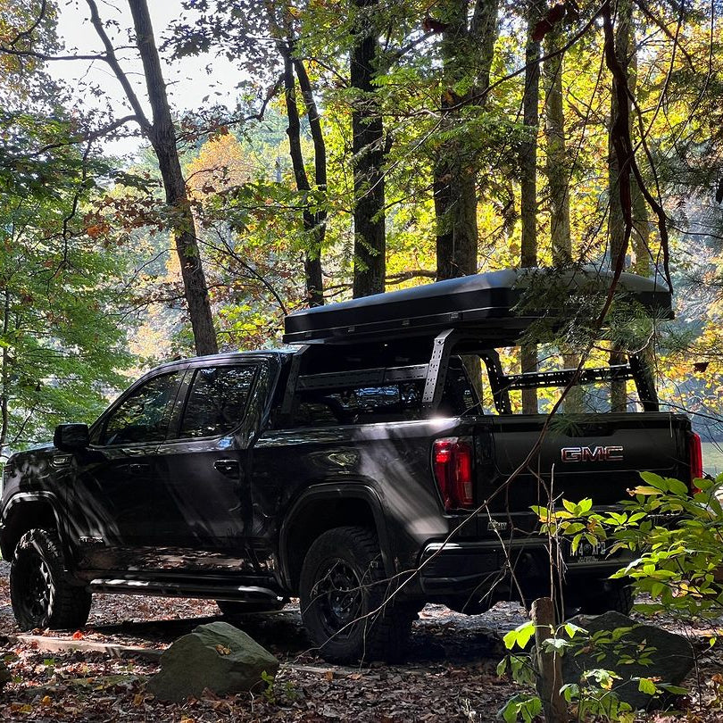 TUWA PRO 4CX Series Shiprock Bed Rack: Height Adjustable & Truck Model-Specific Fitment