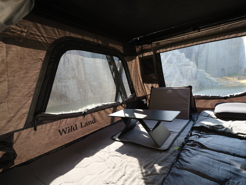 Wild Land Sky Rover Rooftop Tent | Hard Shell Electric Lifting Rooftop Tent for Camping