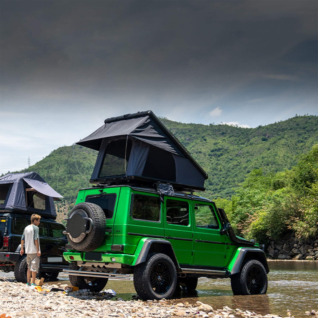 The Trailora Alpine Hardshell Rooftop Tent | 4-Season Slim Profile Overland Tent